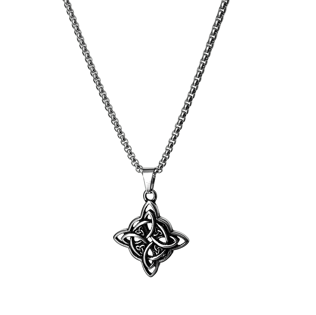Collar Nudo Celta – Protección y Conexión Espiritual | Acero Inoxidable 316
