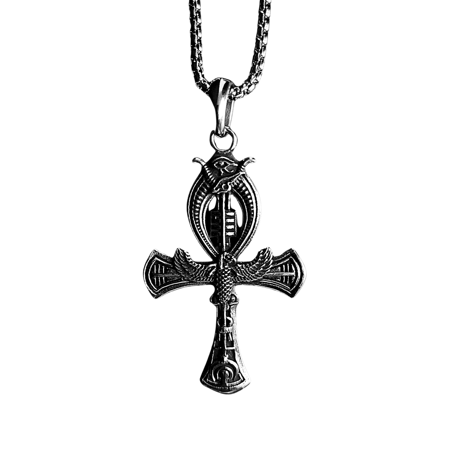 Collar Llave de Ankh – Vida, Protección y Sabiduría Ancestral | Acero Inoxidable 316