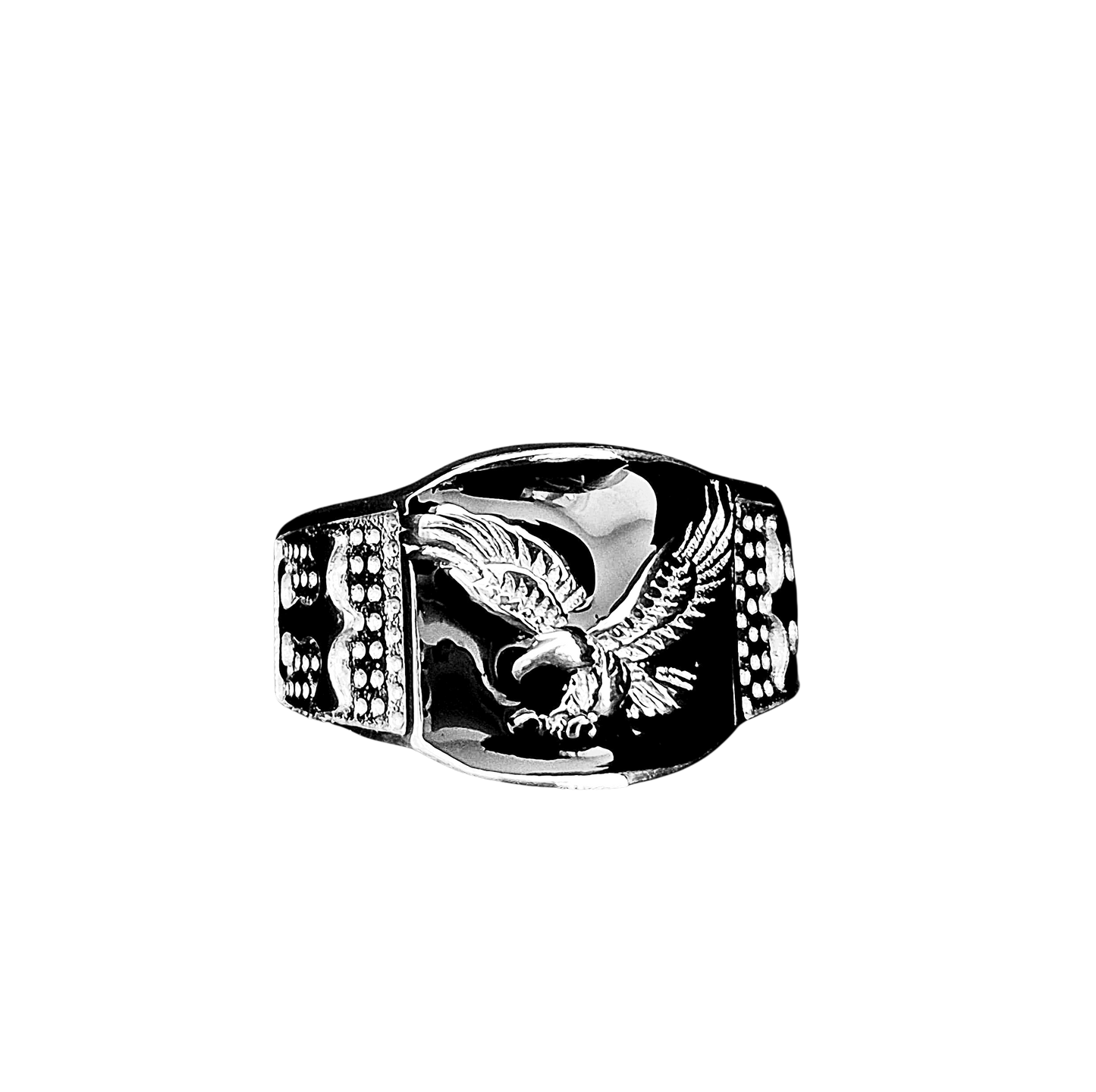 Anillo Águila – Visión y Libertad | Acero Inoxidable 316