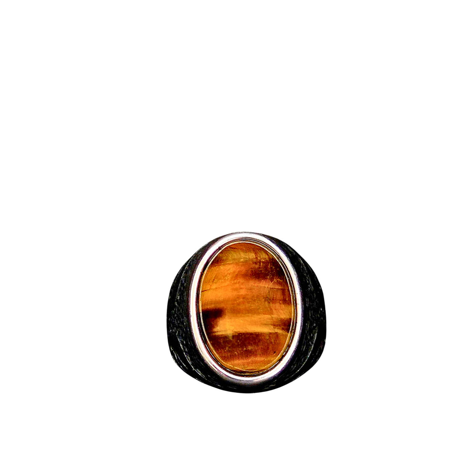 Anillo Ojo de Tigre – Fuerza y Equilibrio | Acero Inoxidable 316