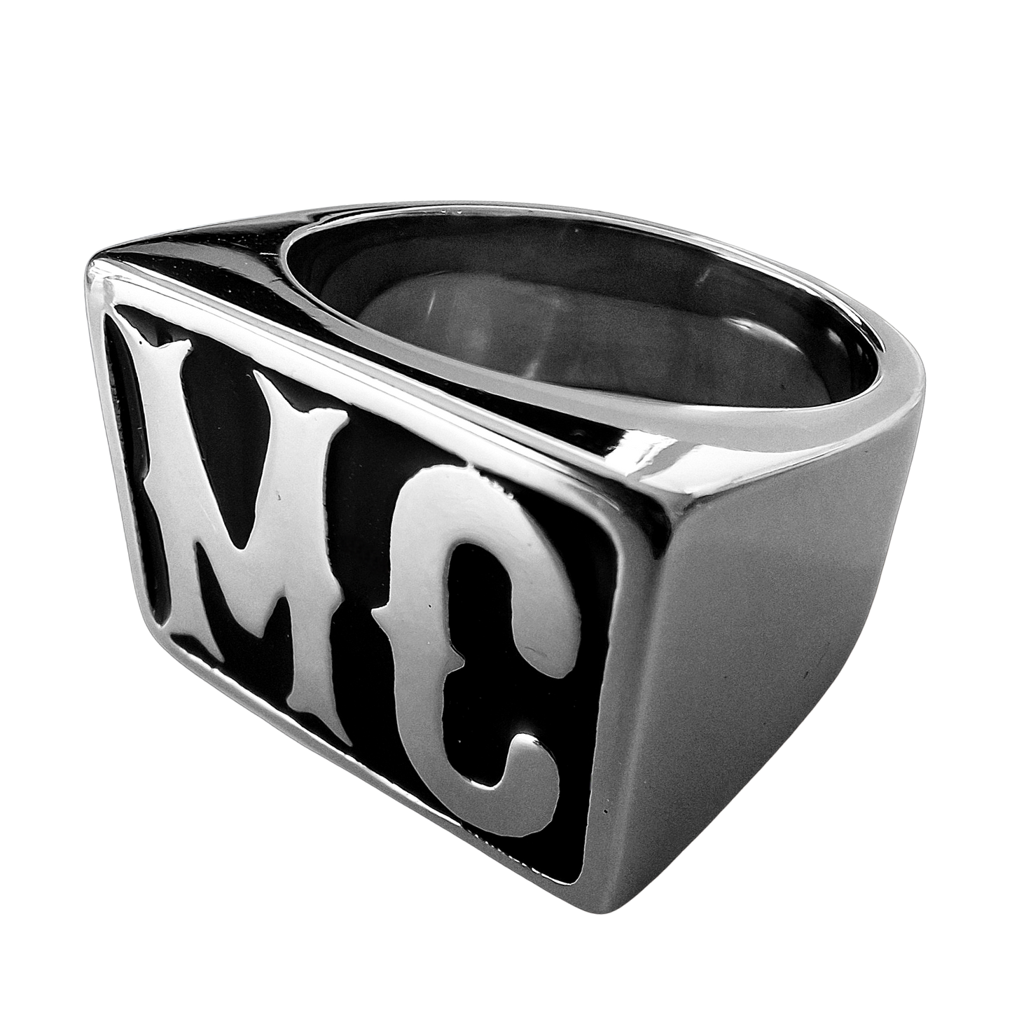 Anillo MC – Lealtad y Libertad | Acero Inoxidable 316
