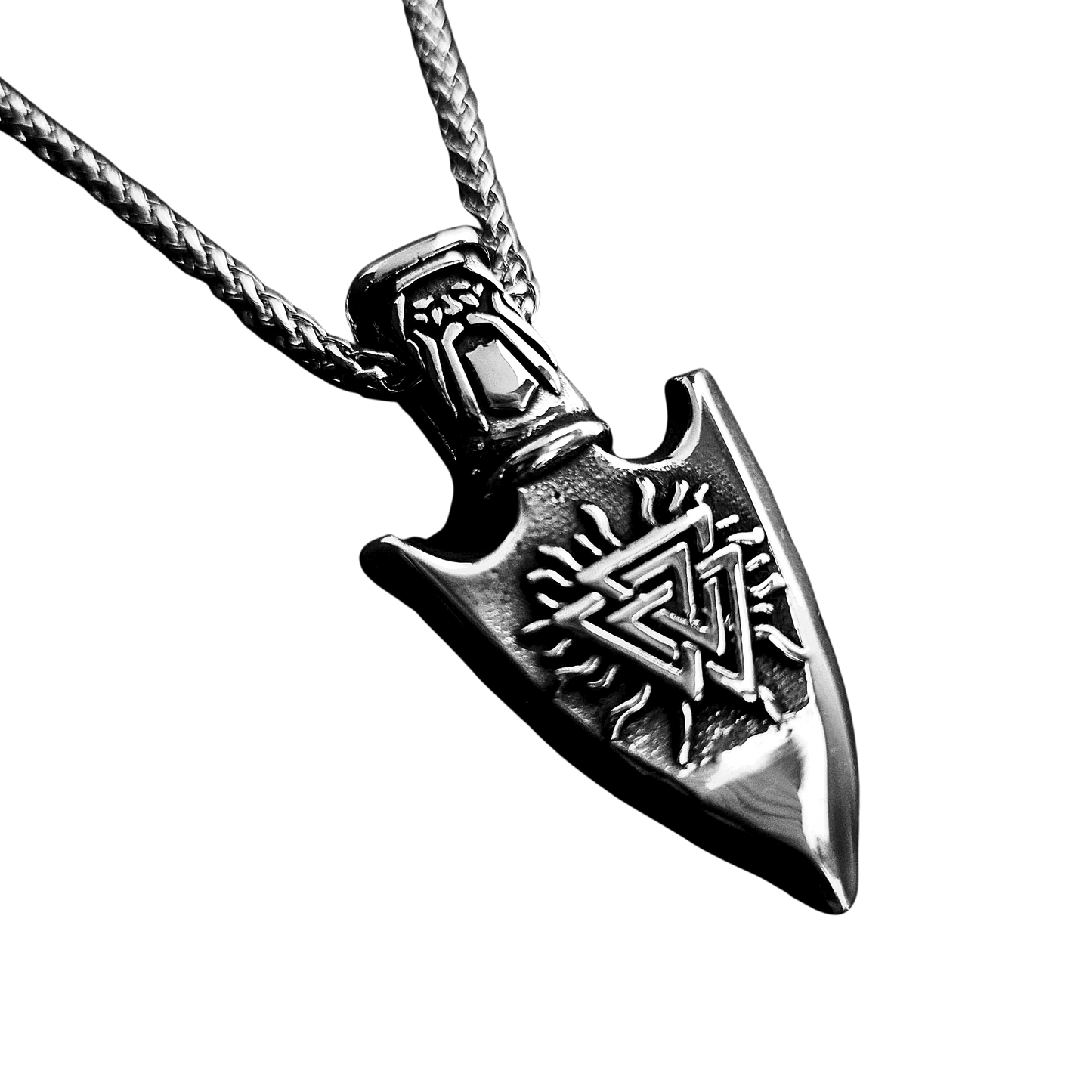 Collar Flecha – Dirección, Coraje y Protección Vikinga | Acero Inoxidable 316