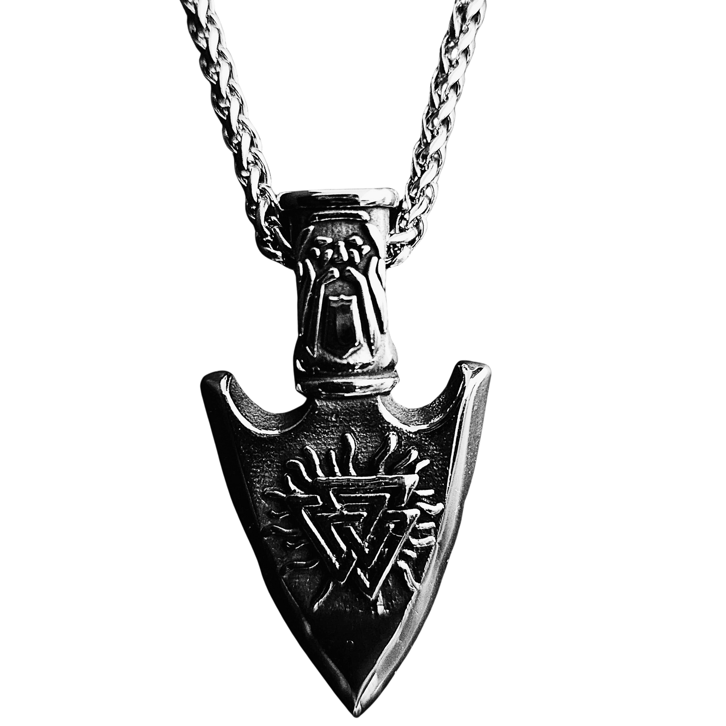 Collar Flecha – Dirección, Coraje y Protección Vikinga | Acero Inoxidable 316