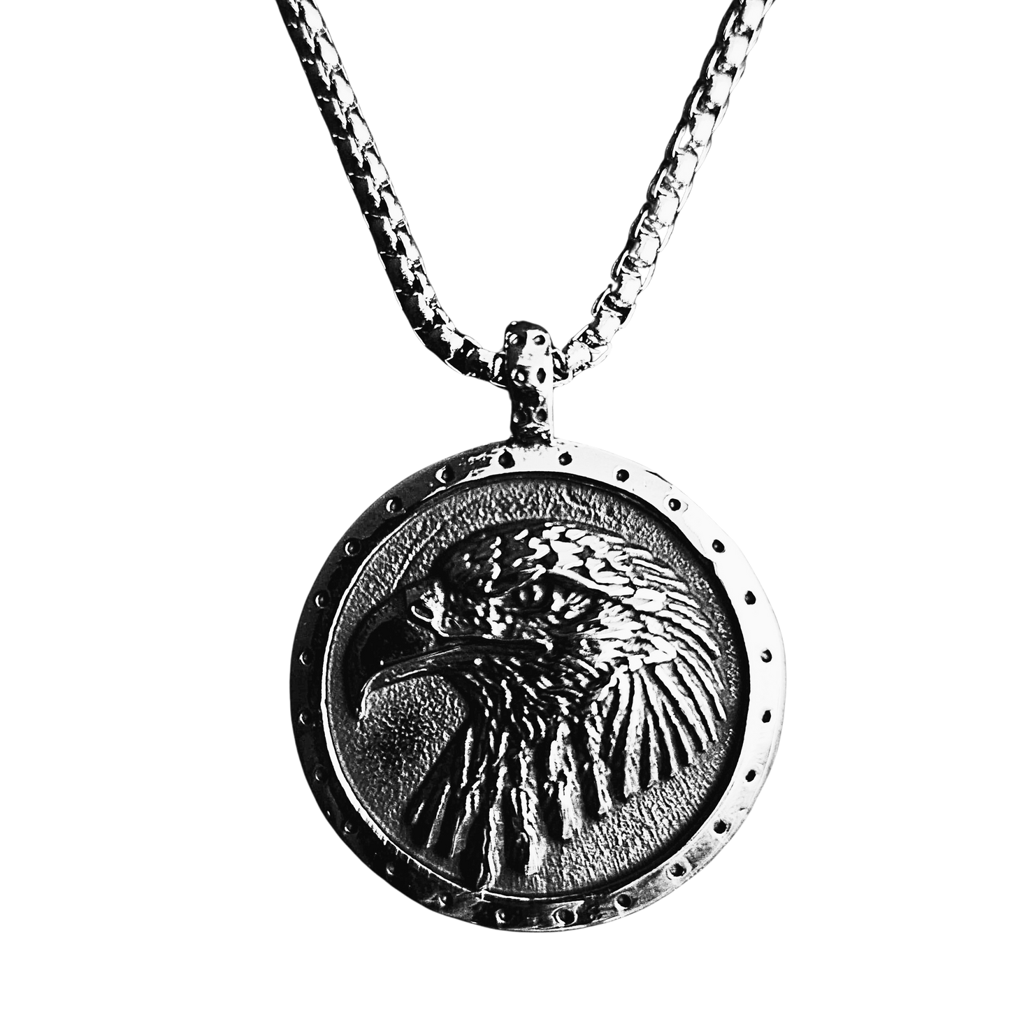 Collar Águila – Visión, Libertad y Poder Interior | Acero Inoxidable 316