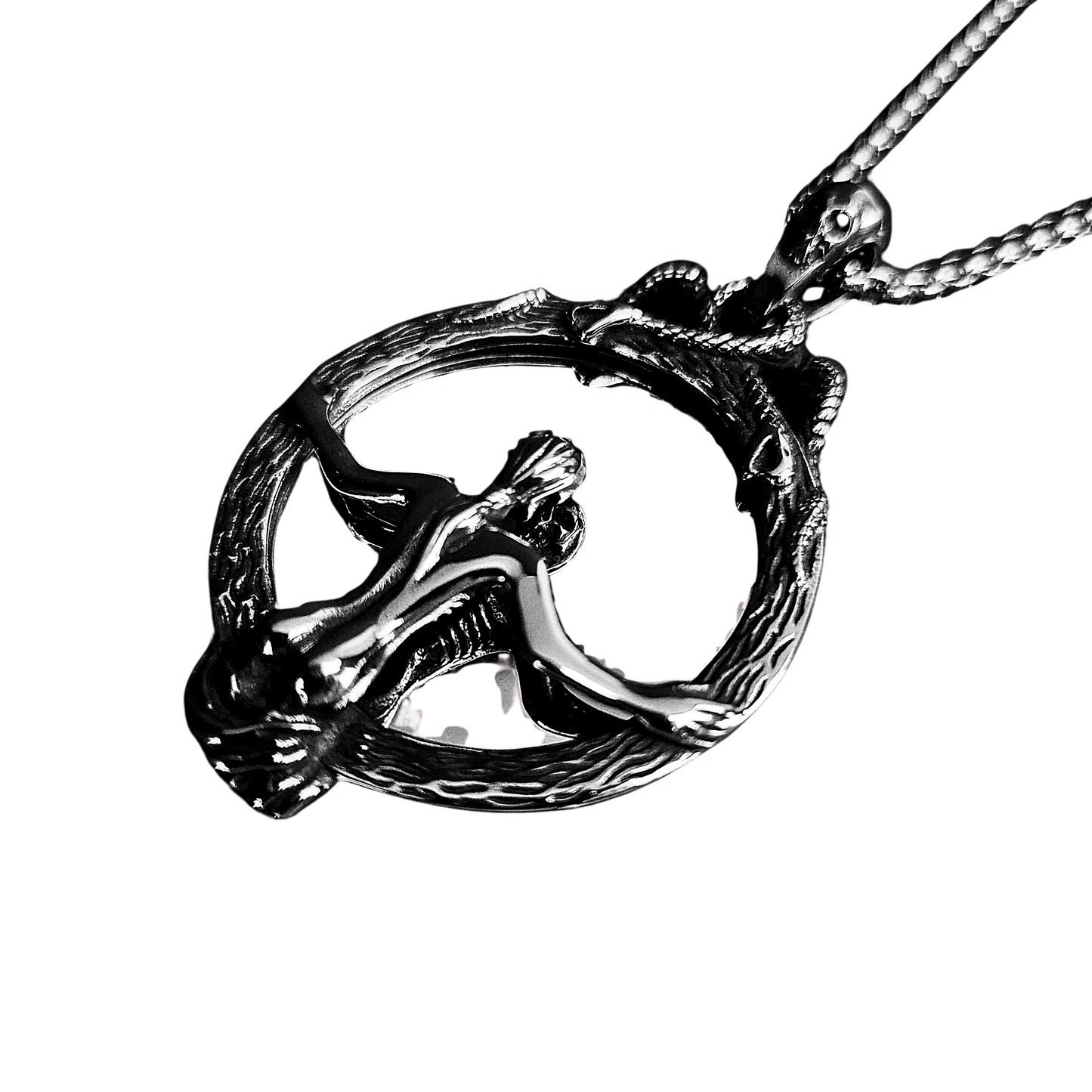 Collar Espejo – Reflexión Interior y Autoconocimiento | Acero Inoxidable 316
