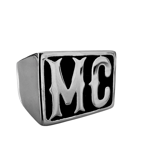 Anillo MC – Lealtad y Libertad | Acero Inoxidable 316