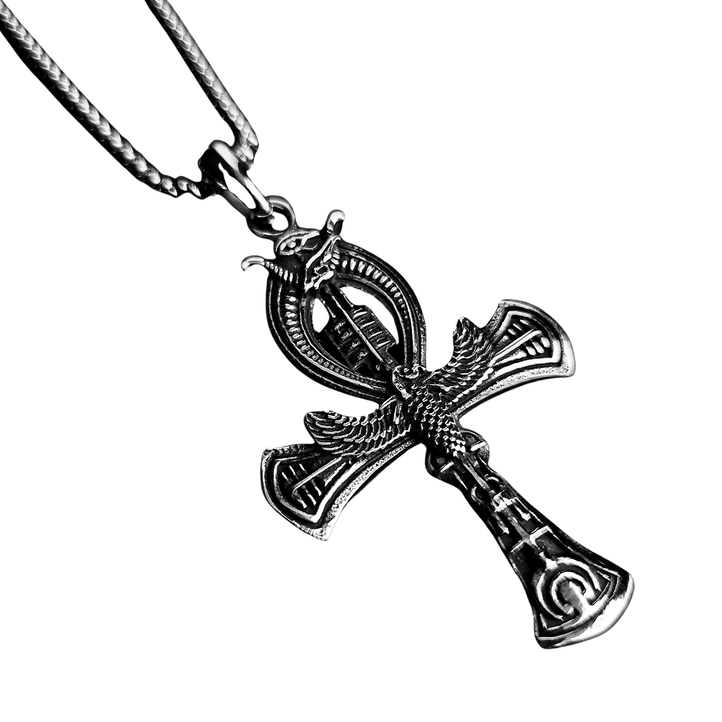 Collar Llave de Ankh – Vida, Protección y Sabiduría Ancestral | Acero Inoxidable 316
