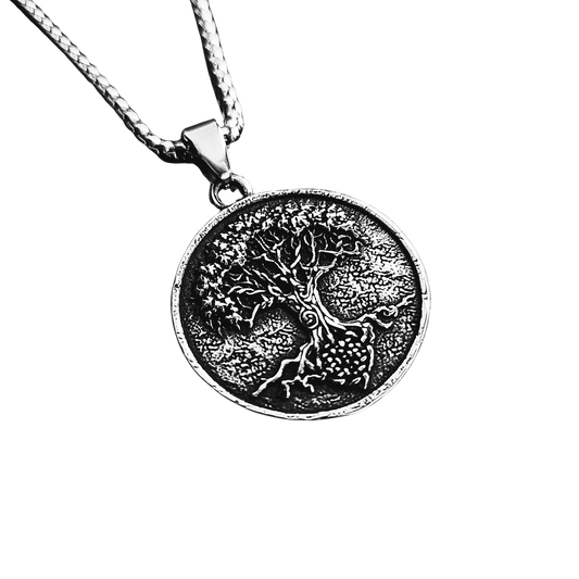 Collar Árbol de la Vida – Conexión, Crecimiento y Renovación | Acero Inoxidable 316