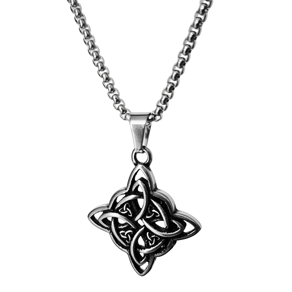 Collar Nudo Celta – Protección y Conexión Espiritual | Acero Inoxidable 316