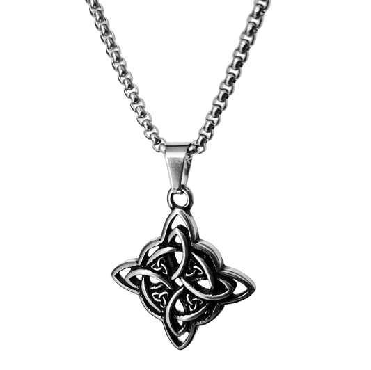 Collar Nudo Celta – Protección y Conexión Espiritual | Acero Inoxidable 316