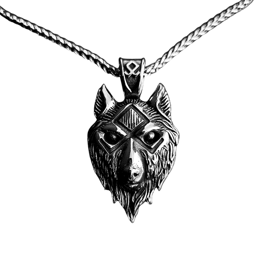 Collar Lobo – Lealtad y Poder Interior | Acero Inoxidable 316