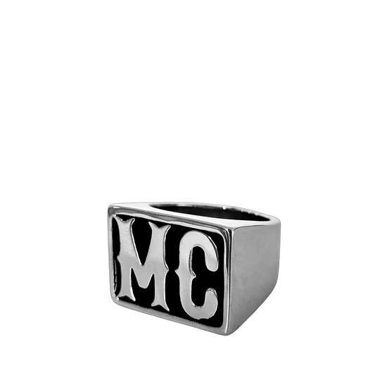 Anillo MC – Lealtad y Libertad | Acero Inoxidable 316